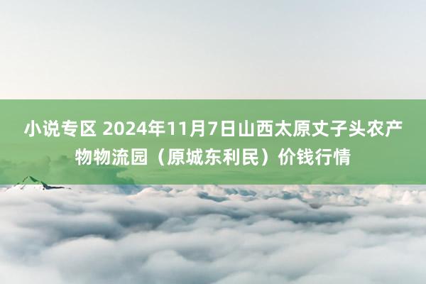 小说专区 2024年11月7日山西太原丈子头农产物物流园（原城东利民）价钱行情