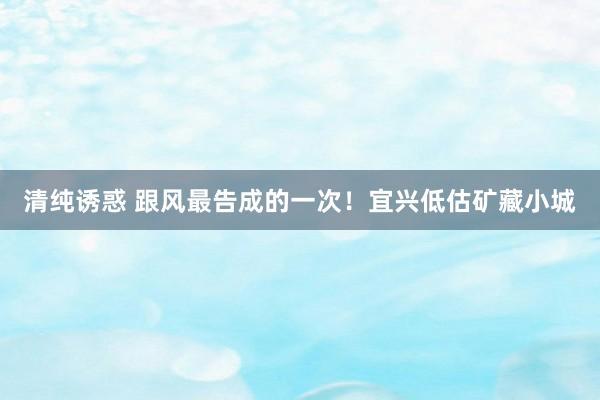 清纯诱惑 跟风最告成的一次！宜兴低估矿藏小城