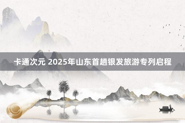 卡通次元 2025年山东首趟银发旅游专列启程