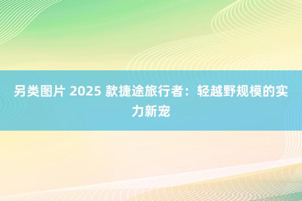另类图片 2025 款捷途旅行者：轻越野规模的实力新宠